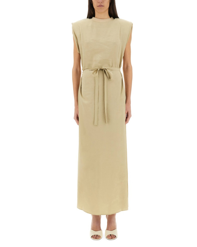 [Alysi] Sleeveless dress SS25 105308_P5018SAND