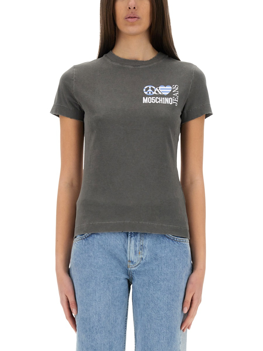 [Moschino Jeans] T-shirts Short Sleeve SS25 07183732_3555