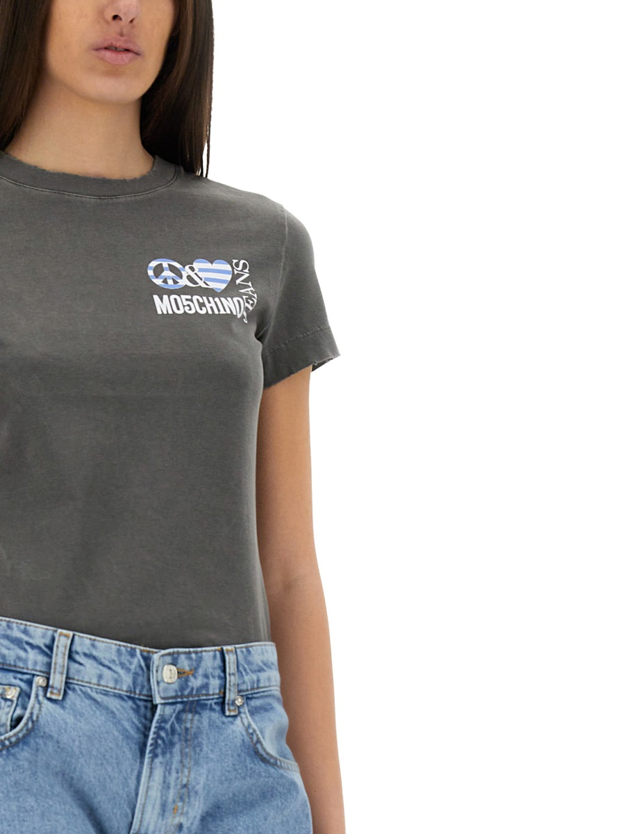[Moschino Jeans] T-shirts Short Sleeve SS25 07183732_3555