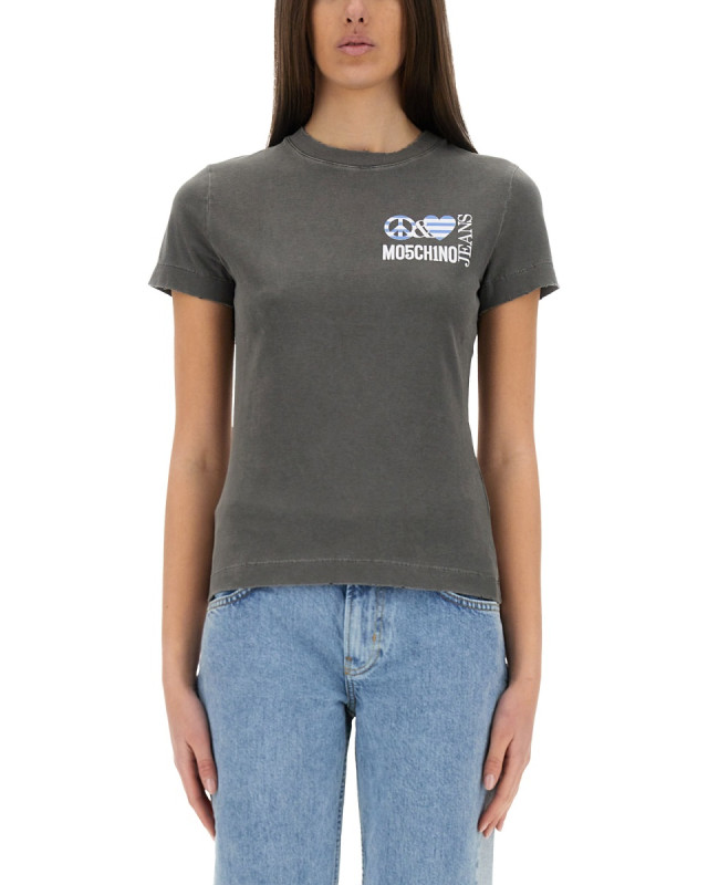 [Moschino Jeans] T-shirts Short Sleeve SS25 07183732_3555
