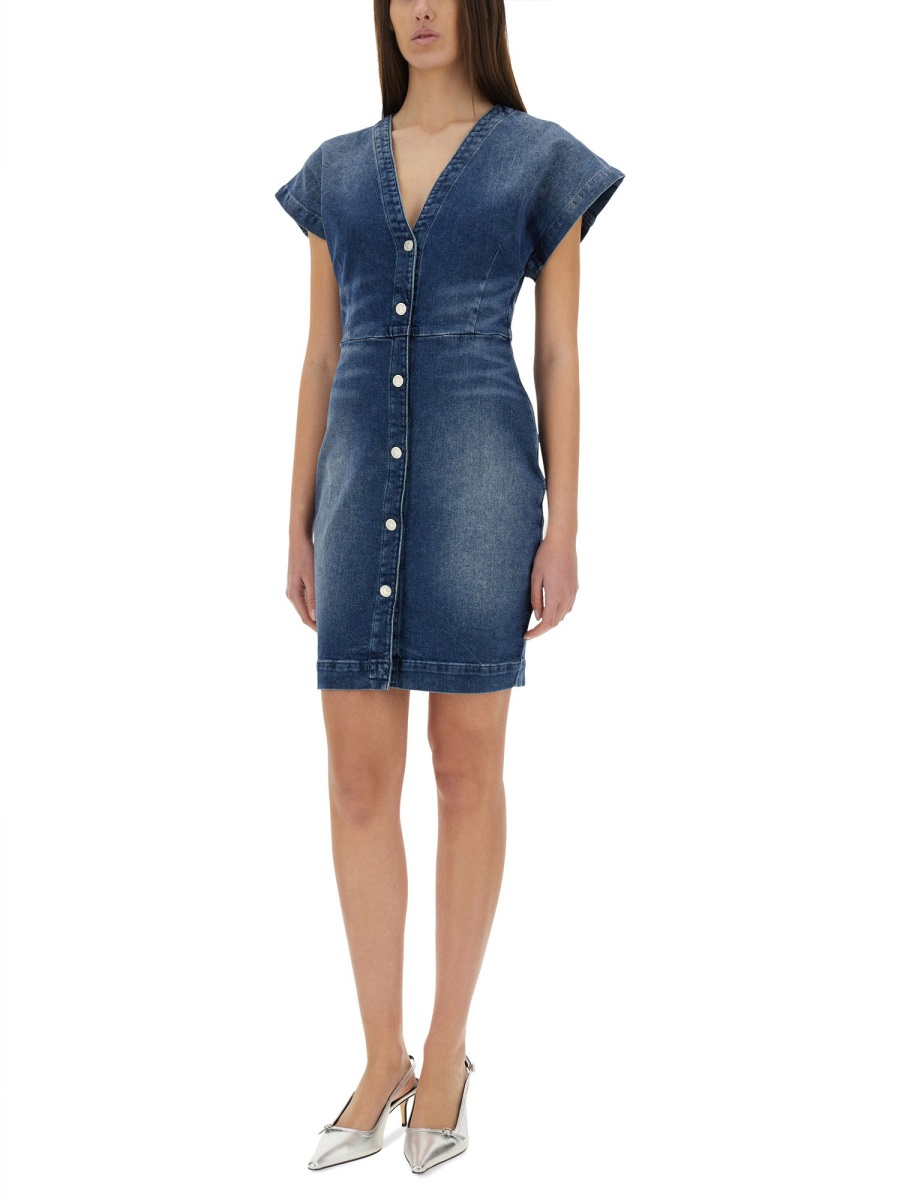 [Moschino Jeans] Short sleeve dress SS25 04573720_1298