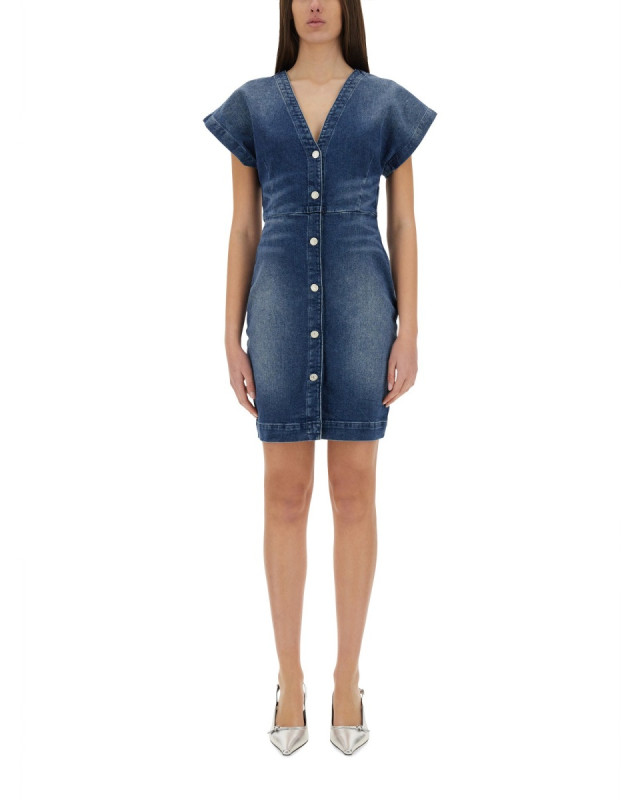[Moschino Jeans] Short sleeve dress SS25 04573720_1298
