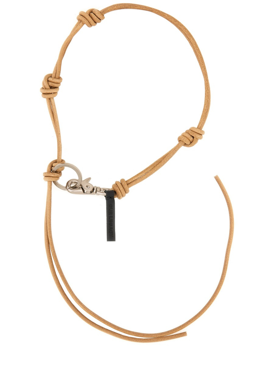 [Our Legacy] Necklace SS25 A4248ULN_NATURAL