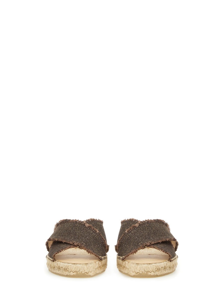 [Castaner] Sandals SS25 PALMERA/032_MARRON/ORO