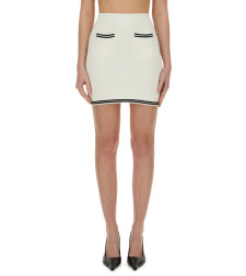 [Self-portrait] Mini skirt SS25 RS25-111SK-C_CREAM