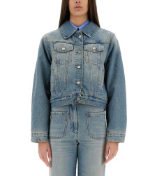[VICTORIA BECKHAM] Denim Jacket SS25 1125DJK006006A_PALEBLUEWASH