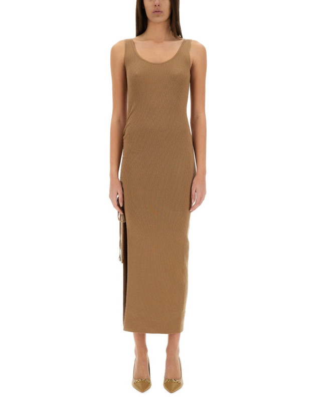 [MICHAEL BY MICHAEL KORS] Sleeveless dress SS25 MR582UH4VR_214CAFE