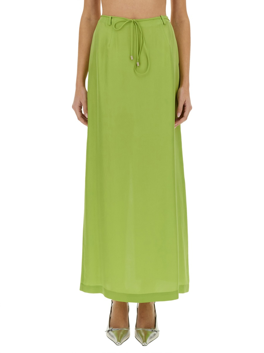[Alysi] Long skirt SS25 105003_P5042LIME
