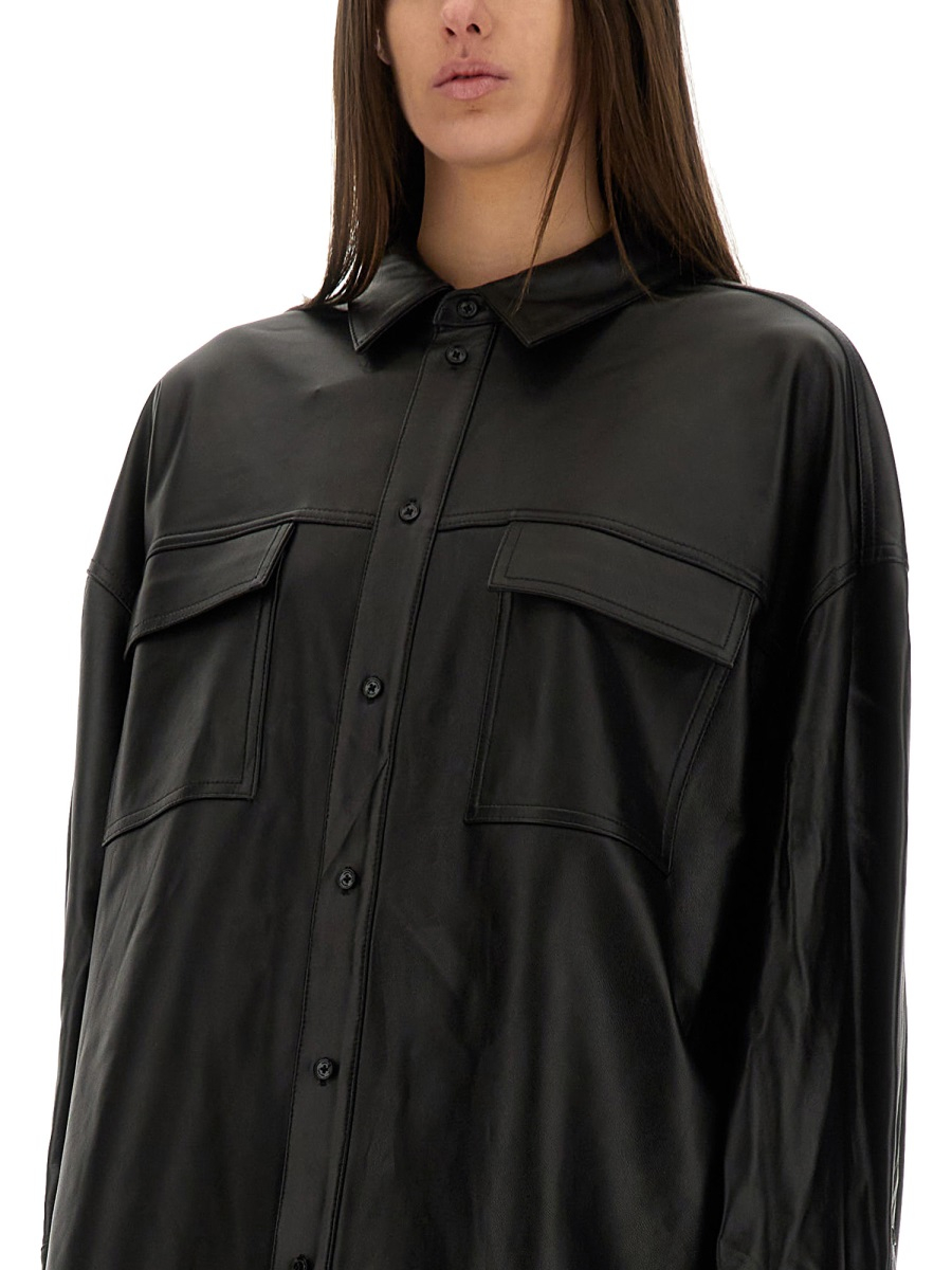[MICHAEL BY MICHAEL KORS] Shirts Long Sleeve SS25 UR540S0HW8_001BLACK