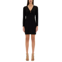 [MICHAEL BY MICHAEL KORS] Long sleeve dress SS25 MR582QNAPQ_001BLACK