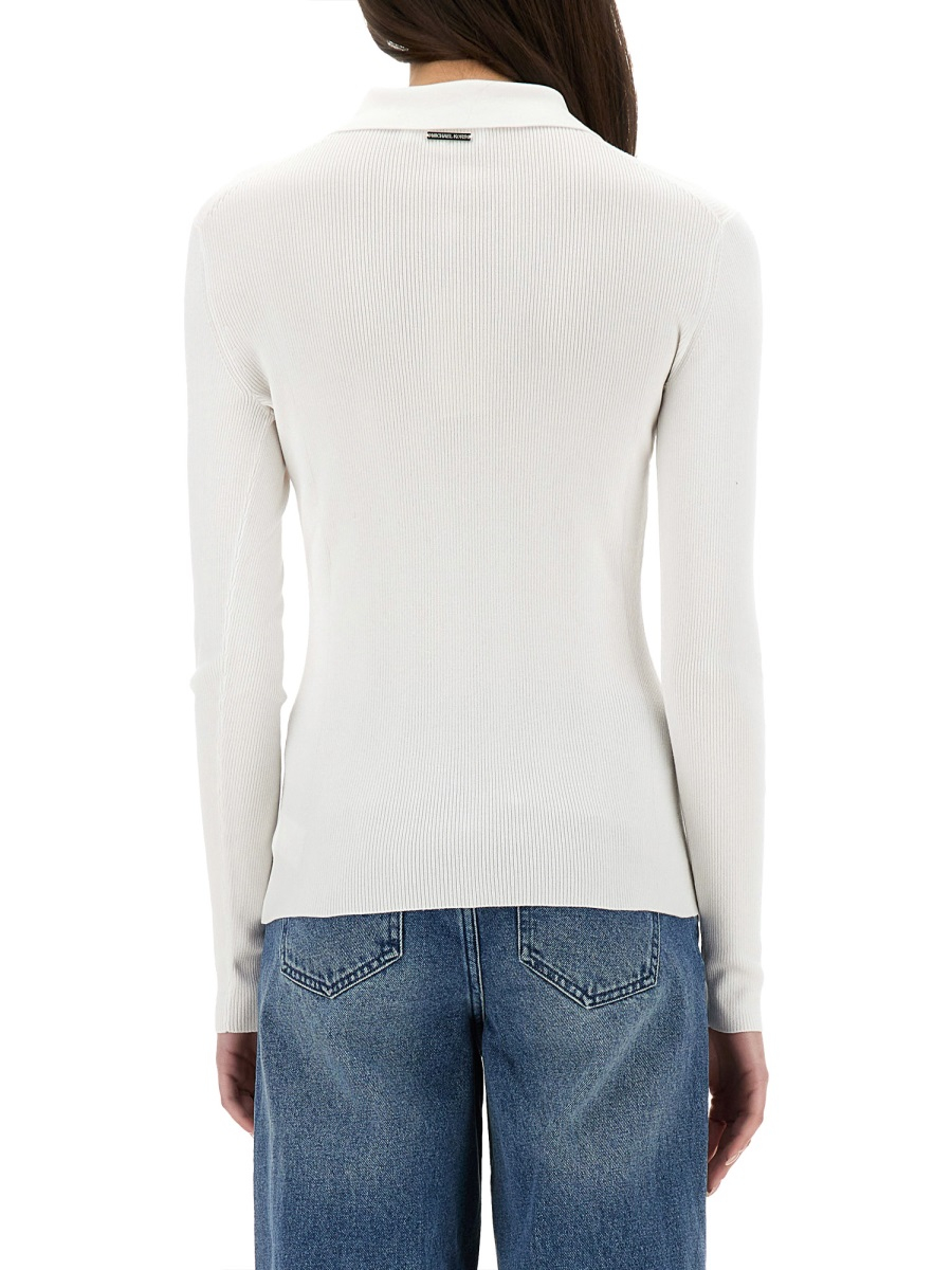 [MICHAEL BY MICHAEL KORS] Shirts Long Sleeve SS25 MR56135GW2_117OPTICWHITE