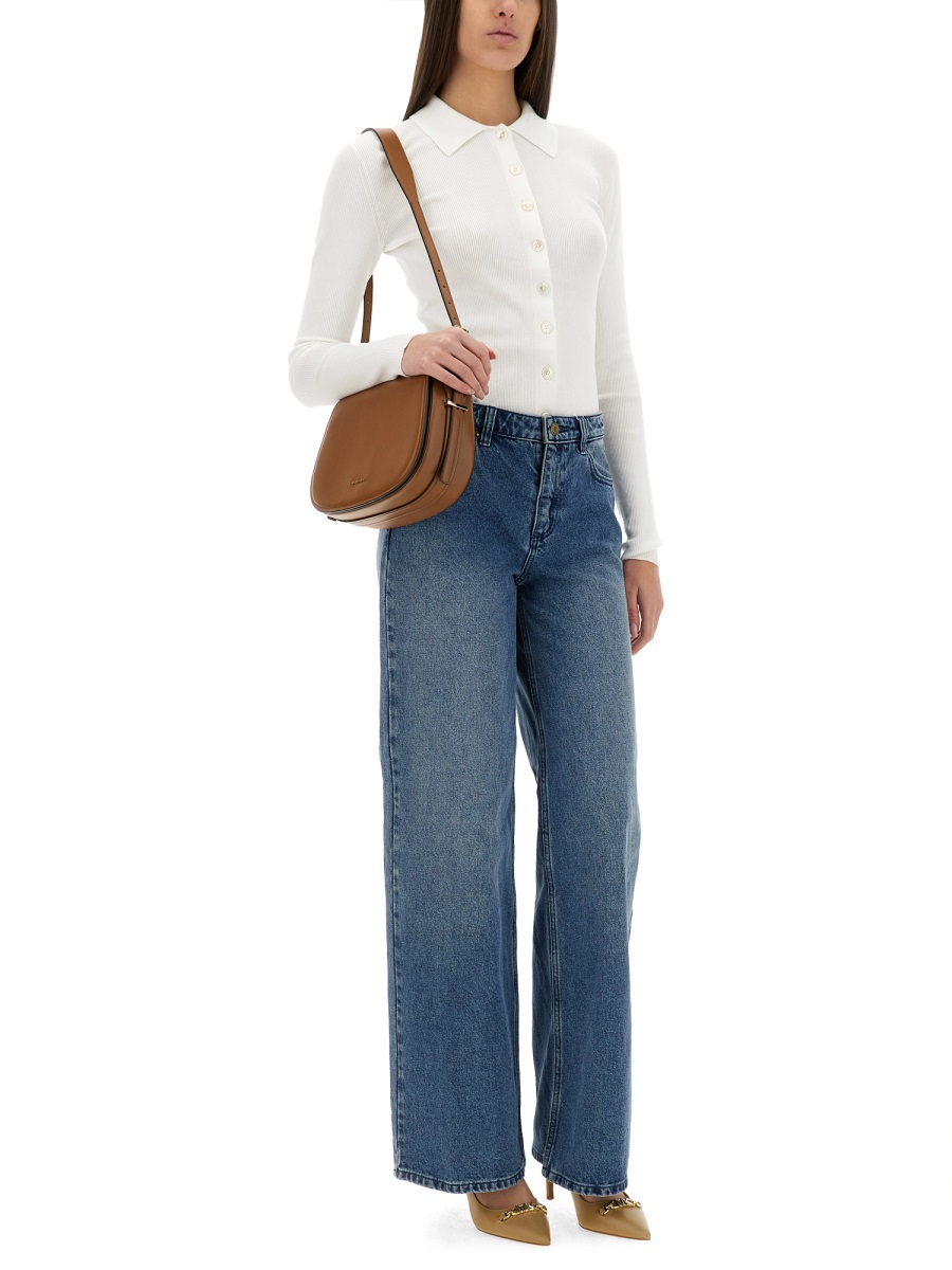 [MICHAEL BY MICHAEL KORS] Shirts Long Sleeve SS25 MR56135GW2_117OPTICWHITE