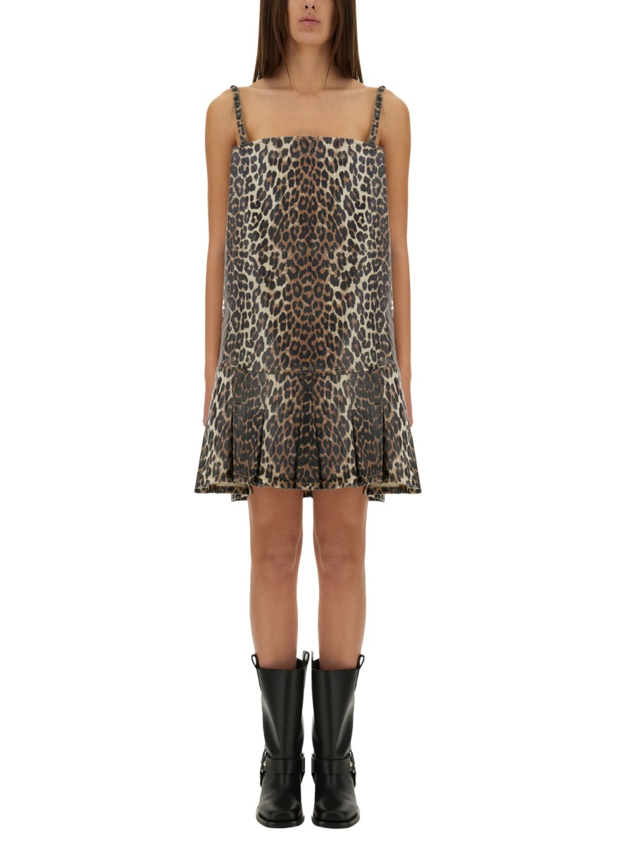 [GANNI] Sleeveless dress SS25 J1661_943