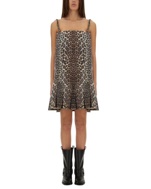 [GANNI] Sleeveless dress SS25 J1661_943