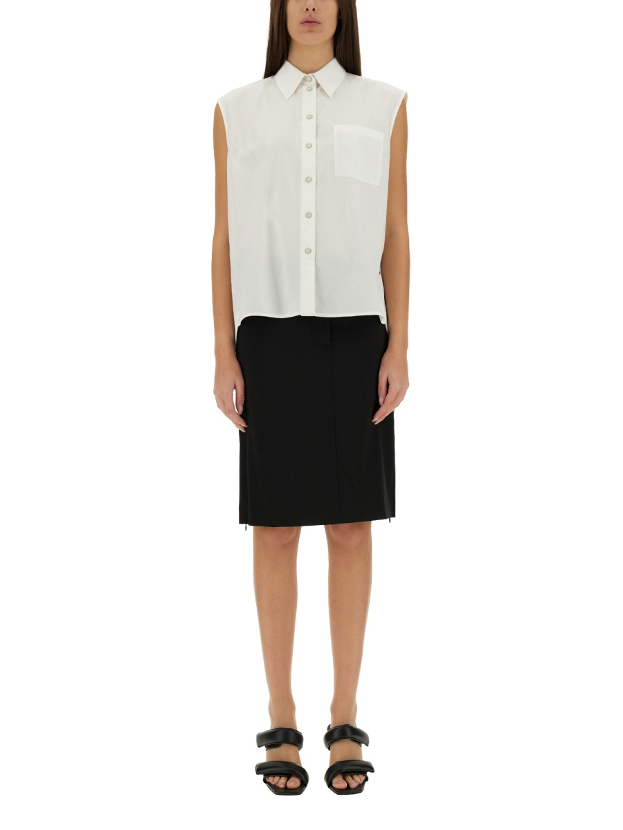 [HELMUT LANG] Shirts Sleeveless SS25 O10HW502_100