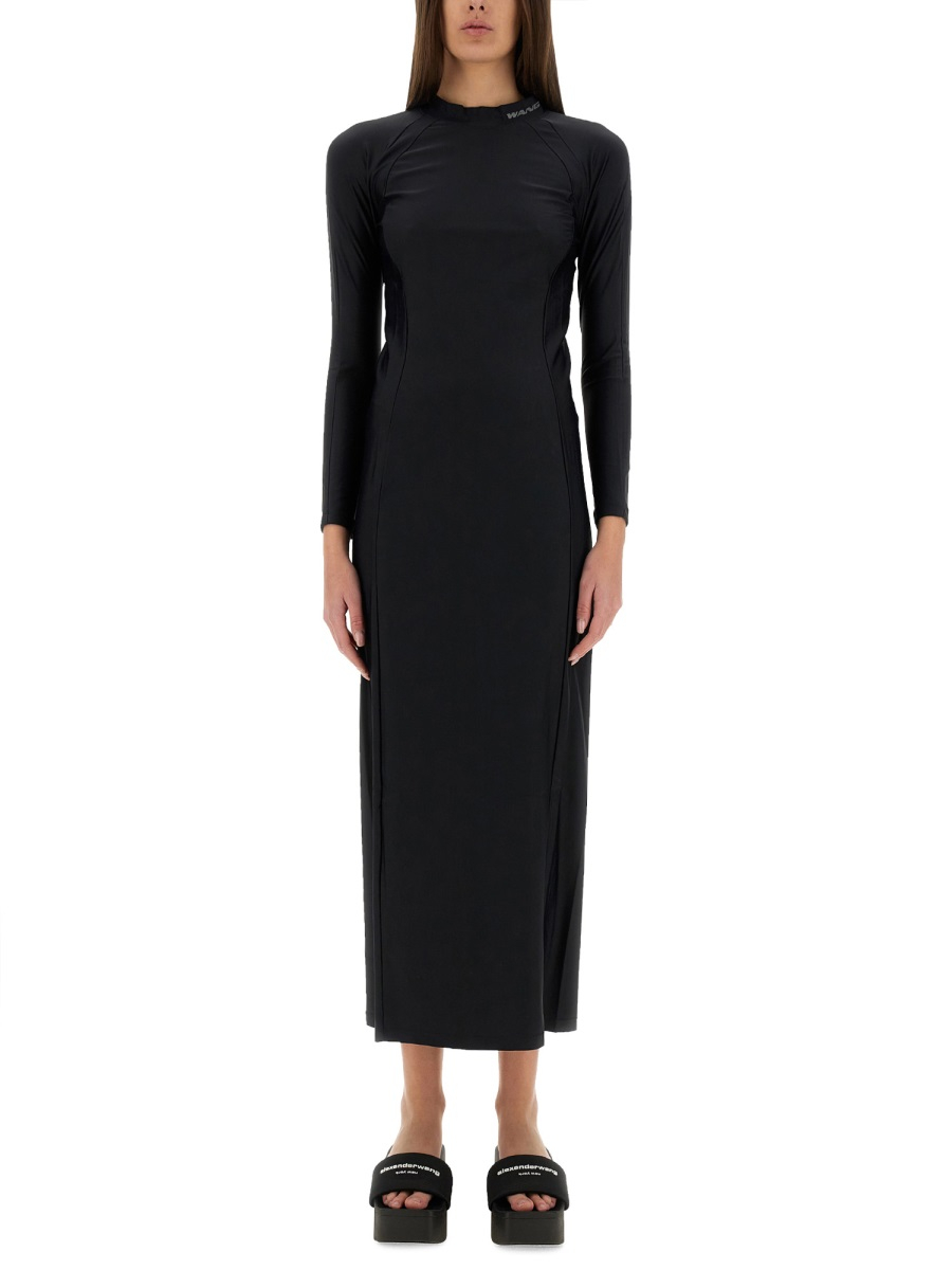 [ALEXANDERWANG.T] Long sleeve dress SS25 4CC1256293_001