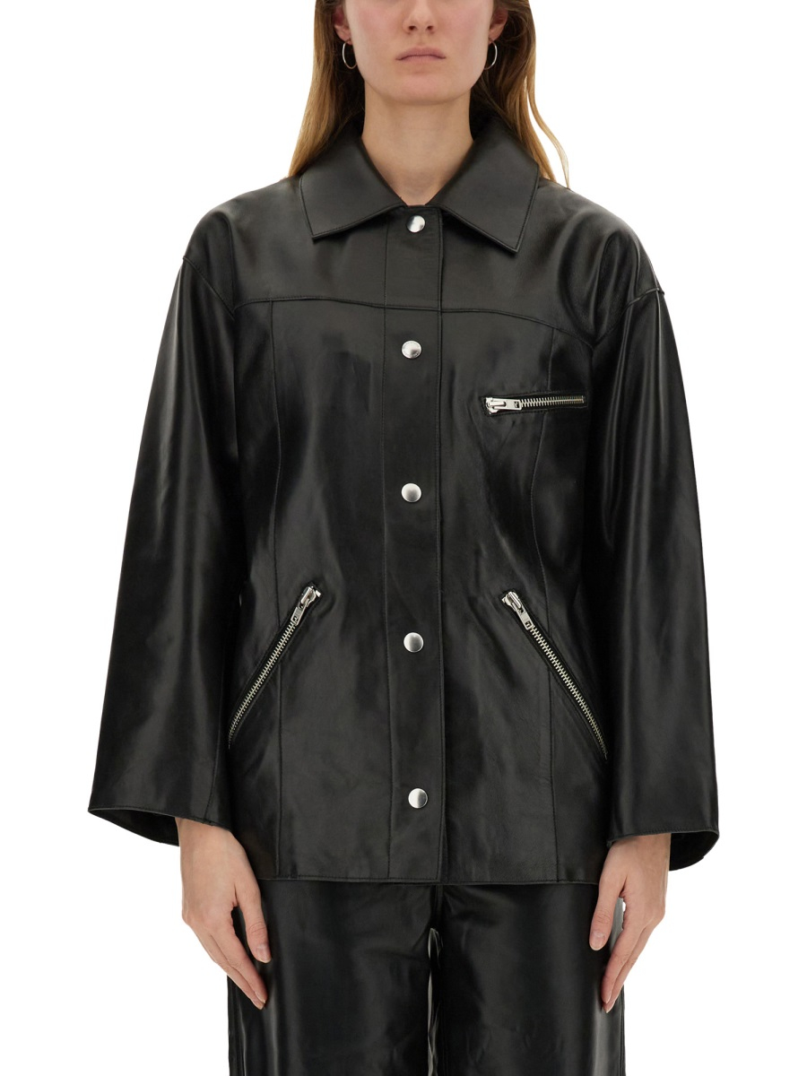 [STAND STUDIO] Leather Jacket SS25 66383_780089900
