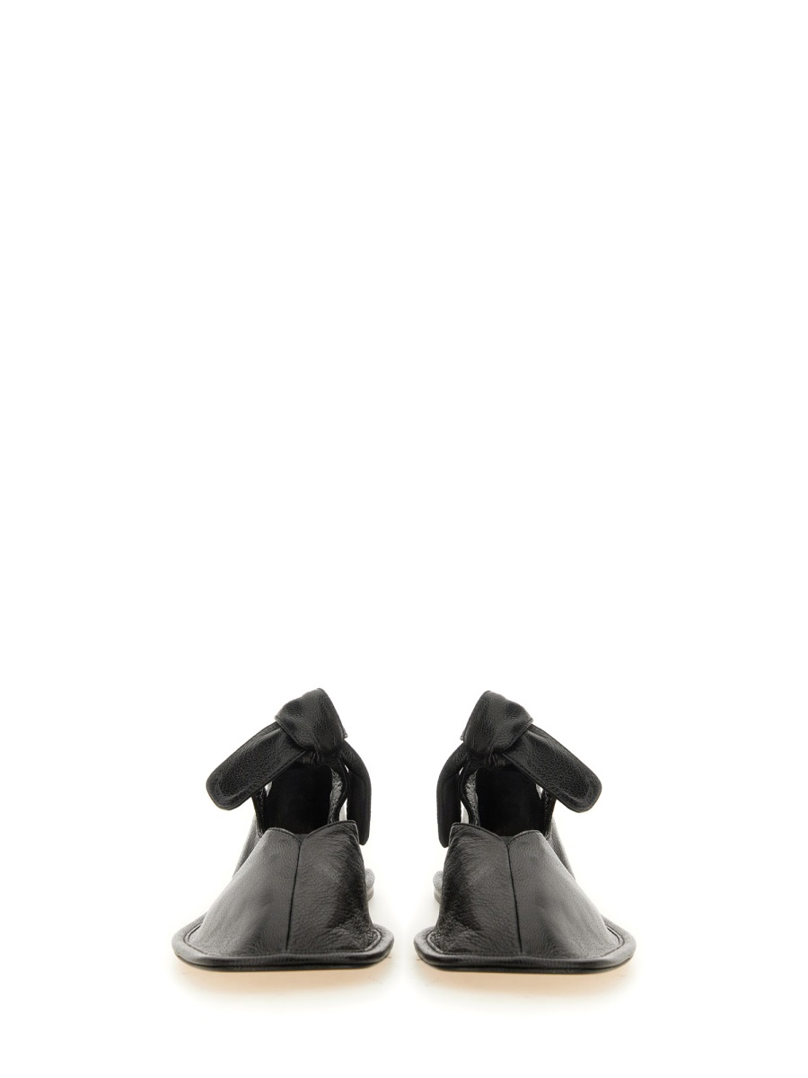 [HEREU] Flat shoes SS25 LLSSWFA24.001.1_BLACK