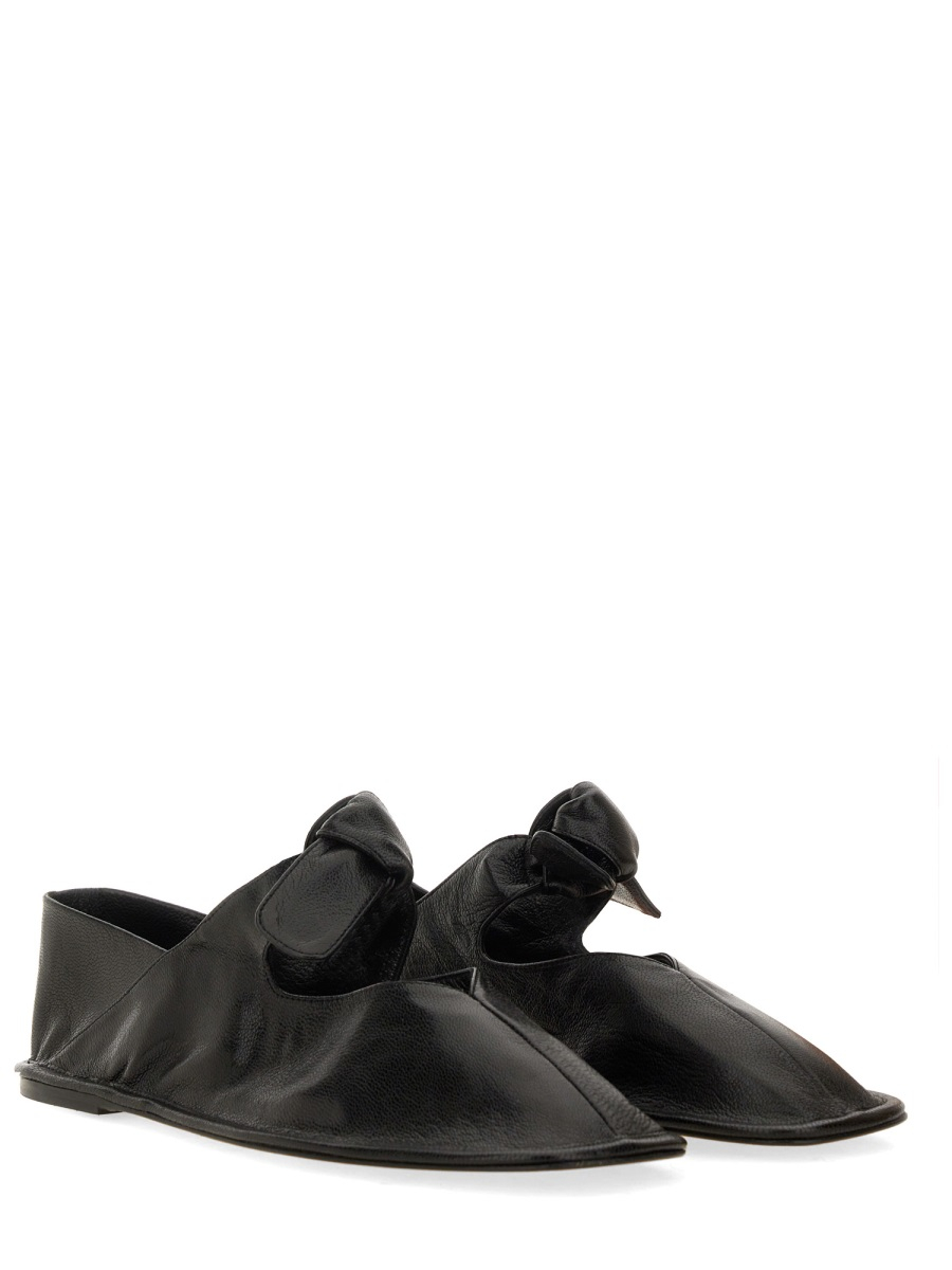 [HEREU] Flat shoes SS25 LLSSWFA24.001.1_BLACK