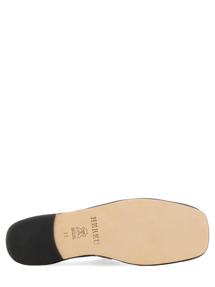 [HEREU] Flat shoes SS25 LLSSWFA24.001.1_BLACK