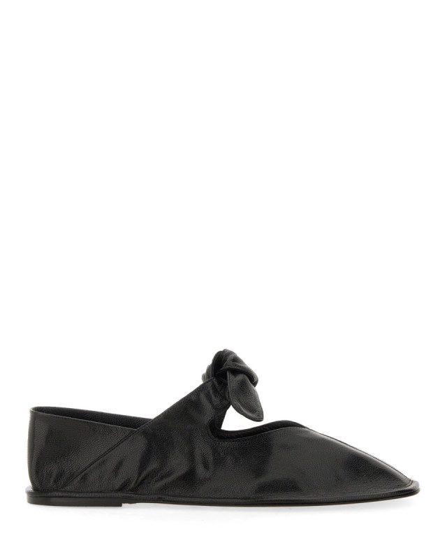 [HEREU] Flat shoes SS25 LLSSWFA24.001.1_BLACK