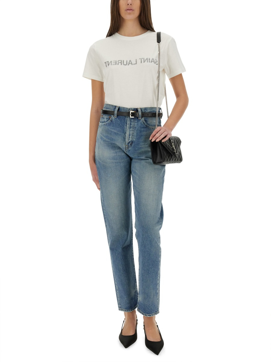 [Saint Laurent] T-shirts Short Sleeve SS25 665234_Y37AW9744