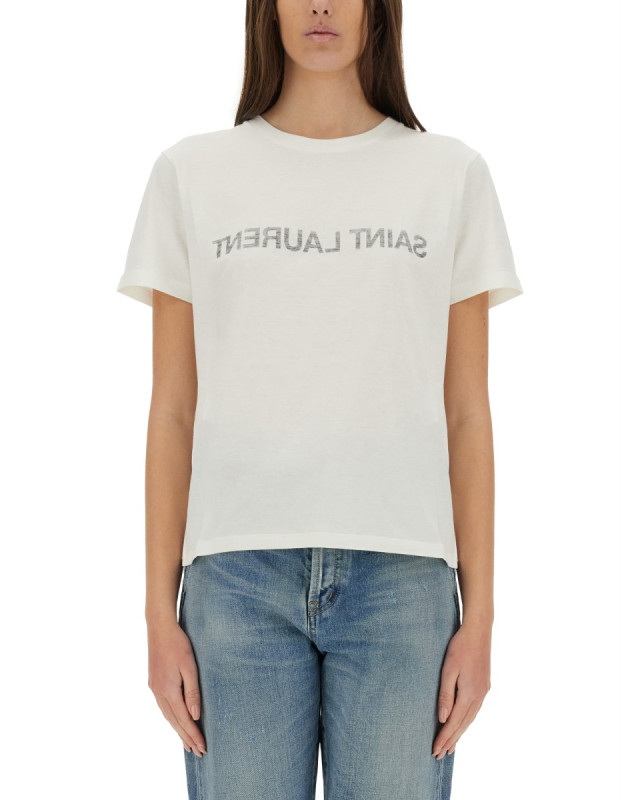 [Saint Laurent] T-shirts Short Sleeve SS25 665234_Y37AW9744