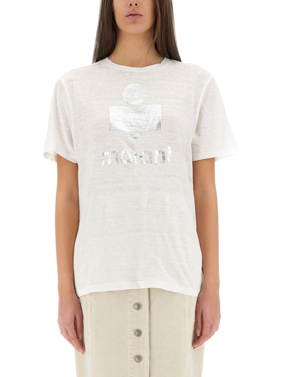 [Marant Etoile] T-shirts Short Sleeve SS25 TS0001FB_A1N10E20WH