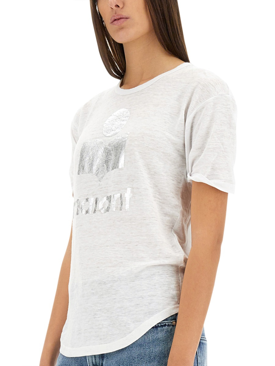 [Marant Etoile] T-shirts Short Sleeve SS25 TS0004FA_A1N10E20WH