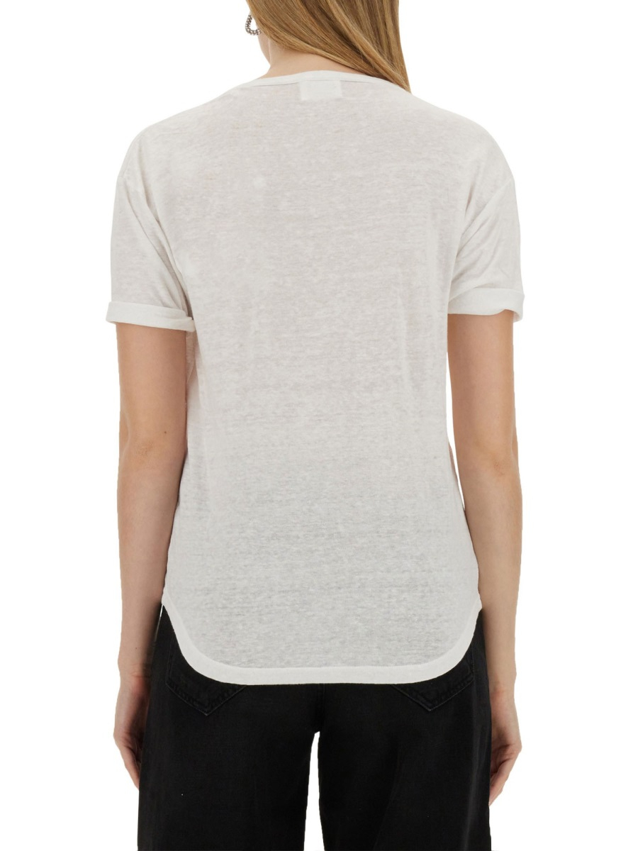 [Marant Etoile] T-shirts Short Sleeve SS25 TS0004FA_A1N09E20WH