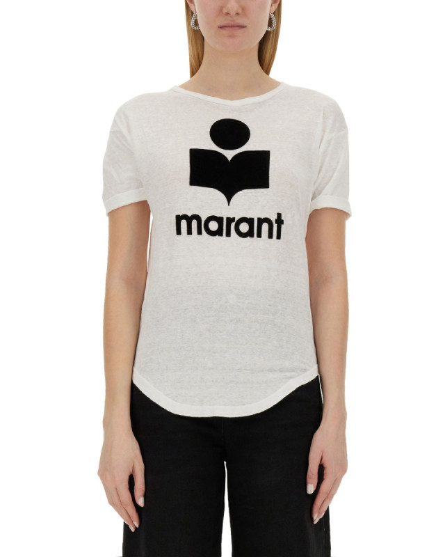 [Marant Etoile] T-shirts Short Sleeve SS25 TS0004FA_A1N09E20WH