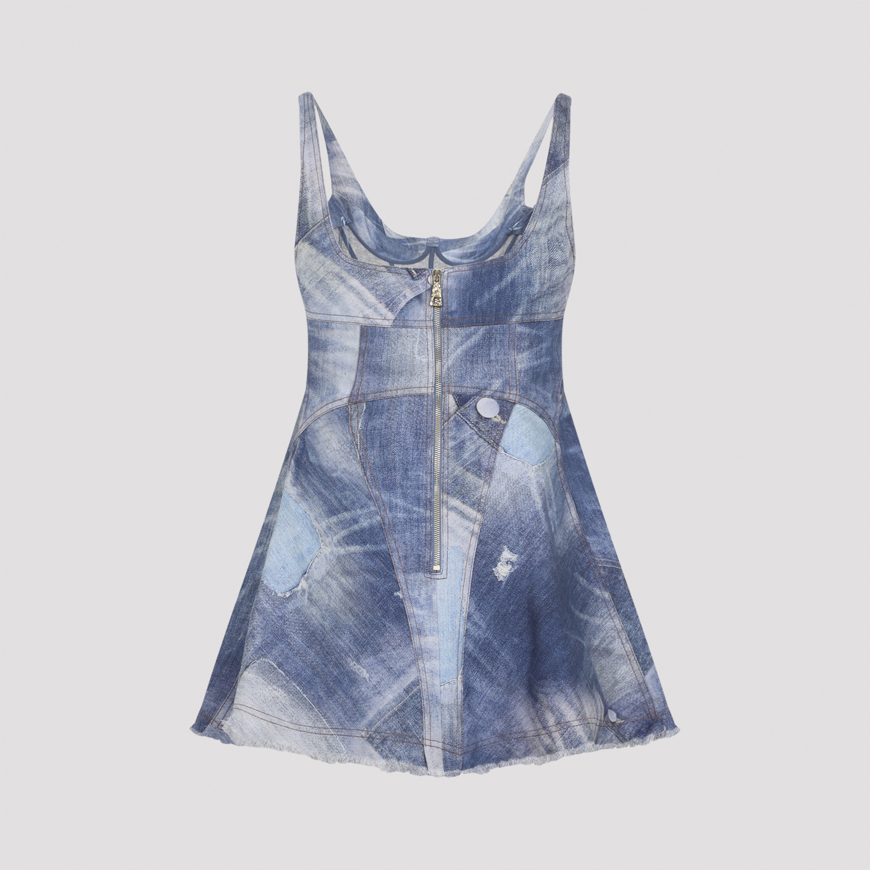 [ROBERTO CAVALLI] Sleeveless dress SS26 WQJ106.DAR71