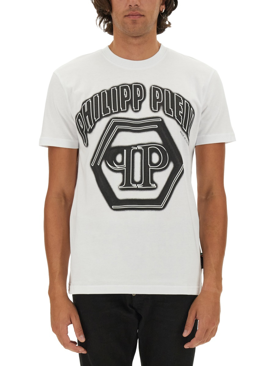 [Philipp Plein] T-shirts Short Sleeve FW24 MTK7449_PJY002N01