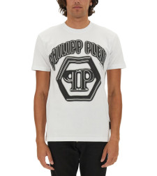 [Philipp Plein] T-shirts Short Sleeve FW24 MTK7449_PJY002N01