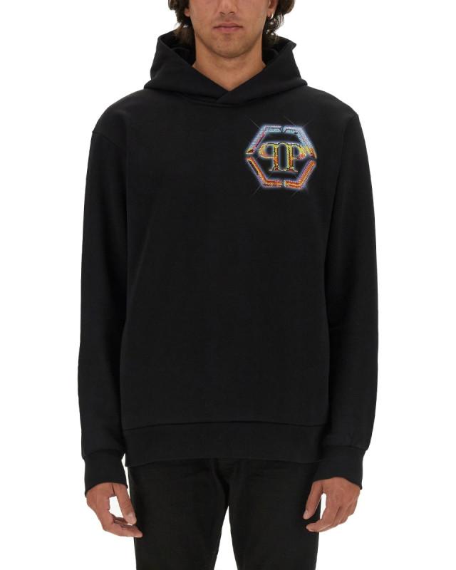 [Philipp Plein] Hoodie FW24 MJB3356_PJY002N02