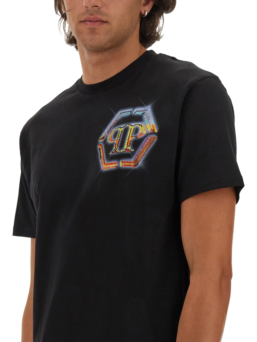 [Philipp Plein] T-shirts Short Sleeve FW24 MTK7342_PJY002N02