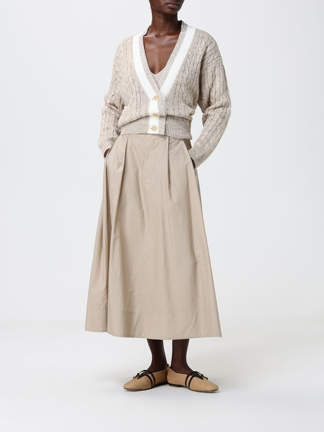 [Brunello Cucinelli] Long skirt SS26 M0F79G3951 C9195