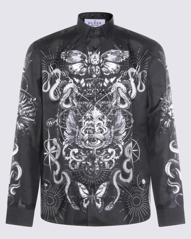 [Philipp Plein] Shirts Long Sleeve SS26 SAFCMRP2547PTE104N02