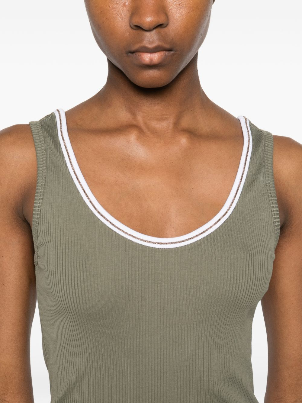 [Brunello Cucinelli] Tank top SS26 MG902DO310CLY21