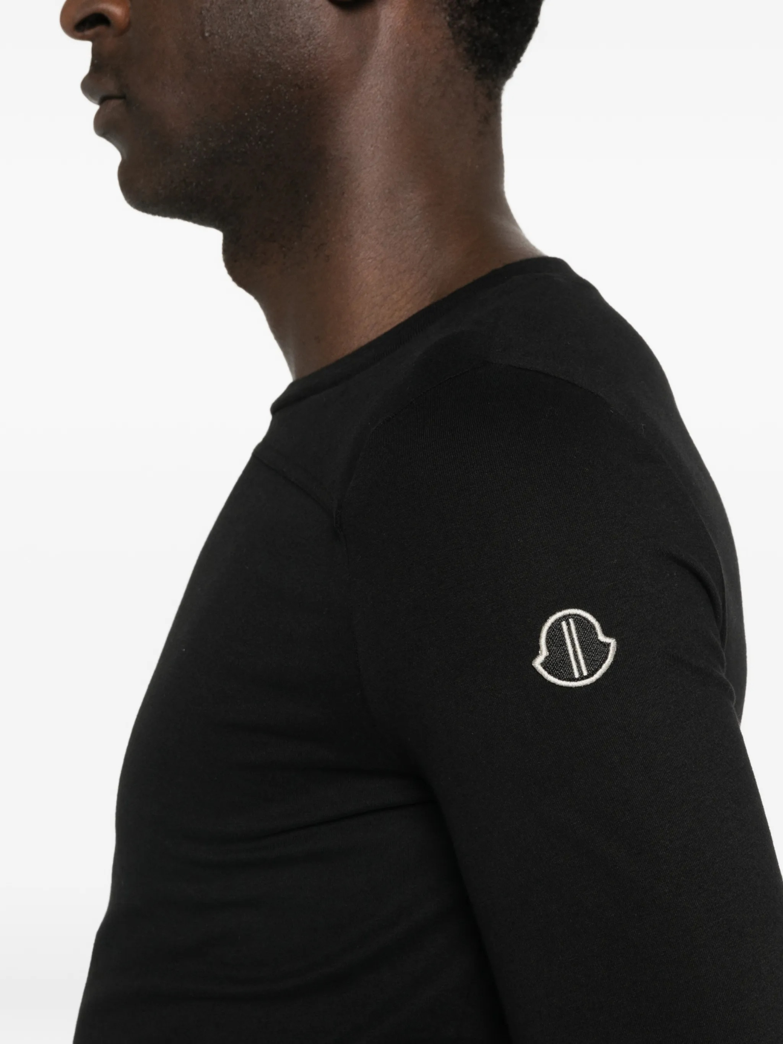 [Moncler X Rick Owens] T-shirts Long Sleeve SS26 MU01F8D01 89AHD