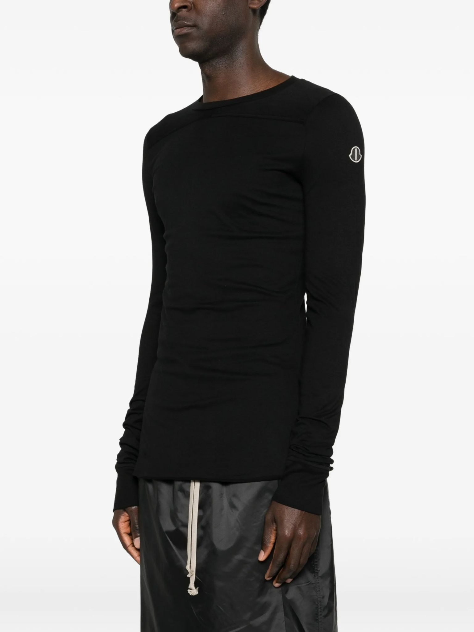 [Moncler X Rick Owens] T-shirts Long Sleeve SS26 MU01F8D01 89AHD