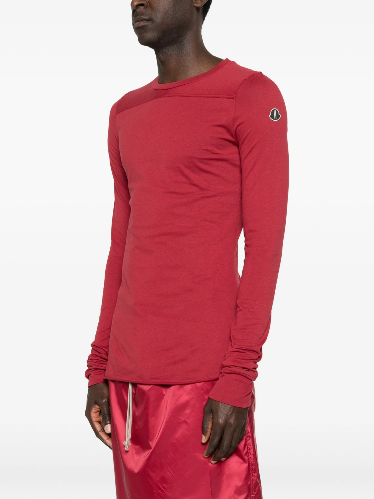[Moncler X Rick Owens] T-shirts Long Sleeve SS26 MU01F8D01 89AHD