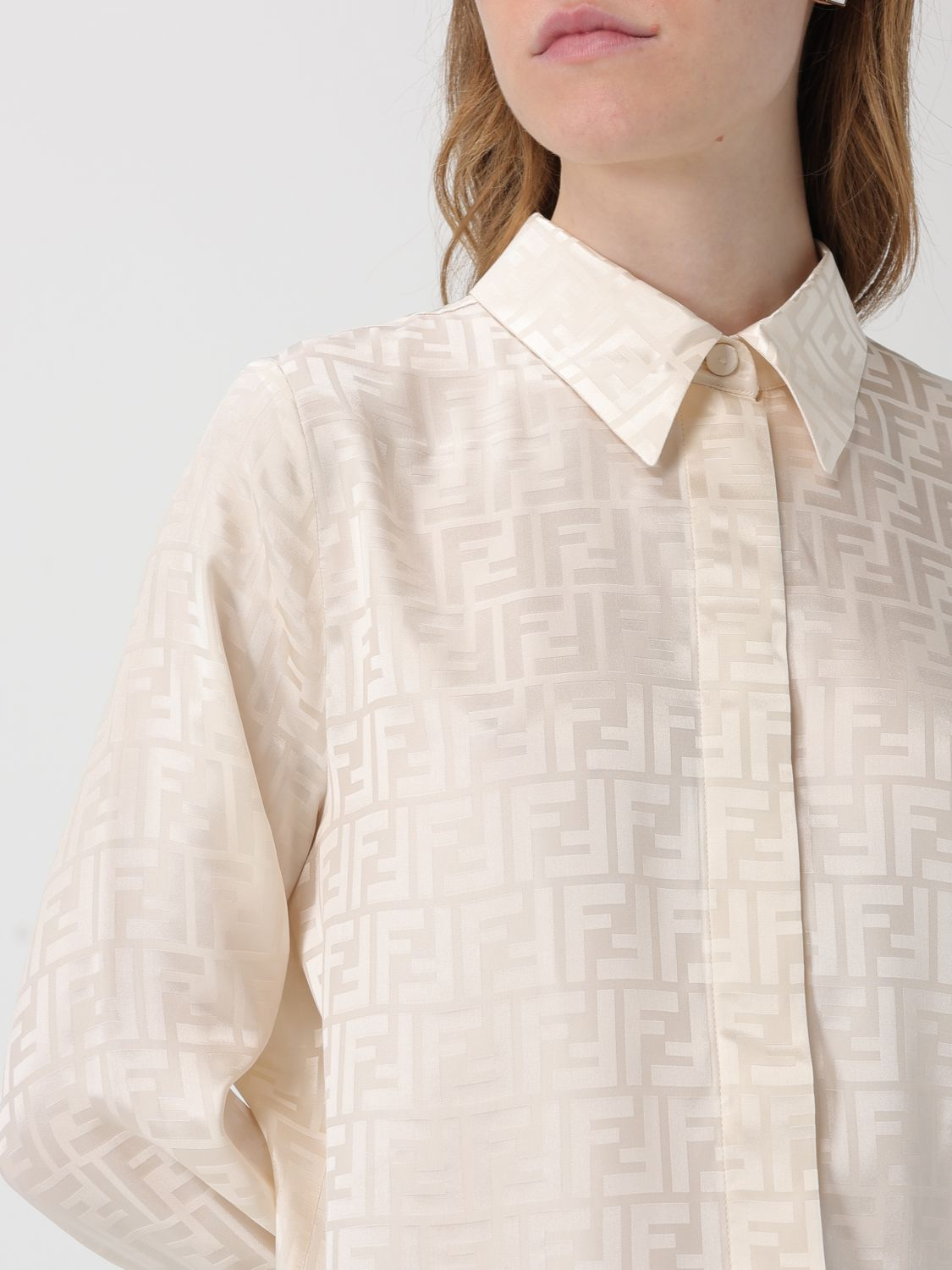 [Fendi] Shirts Long Sleeve SS26 FS8140AJ0Z F1M2A