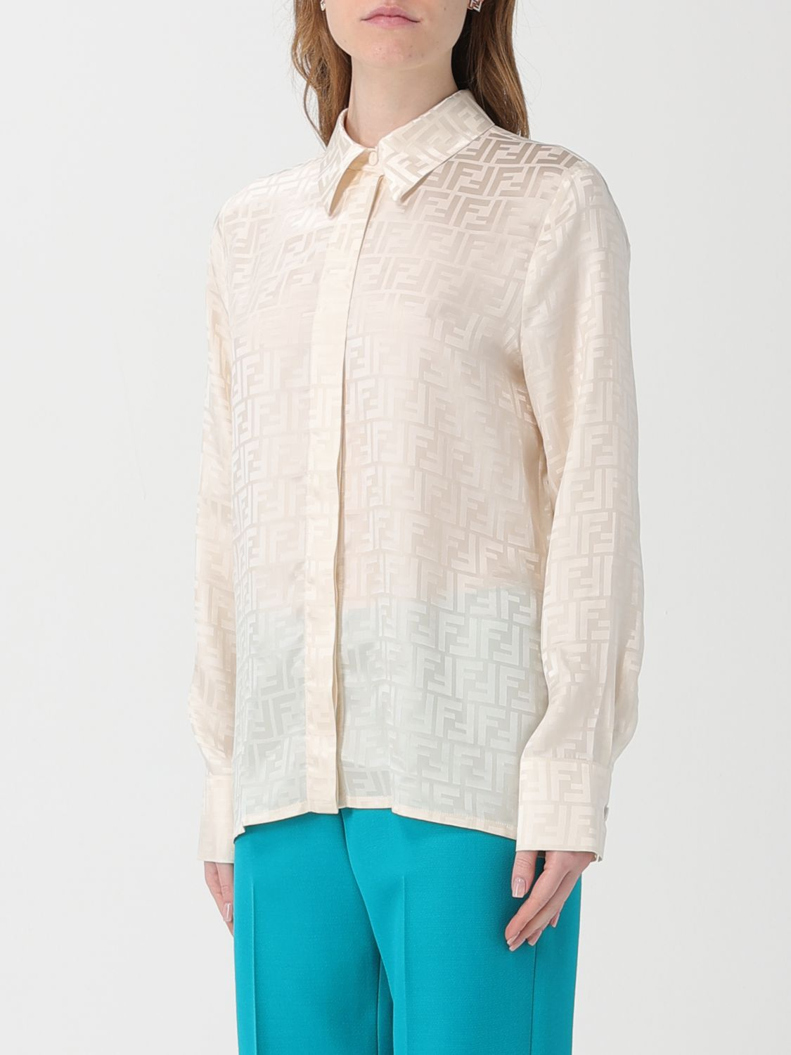 [Fendi] Shirts Long Sleeve SS26 FS8140AJ0Z F1M2A