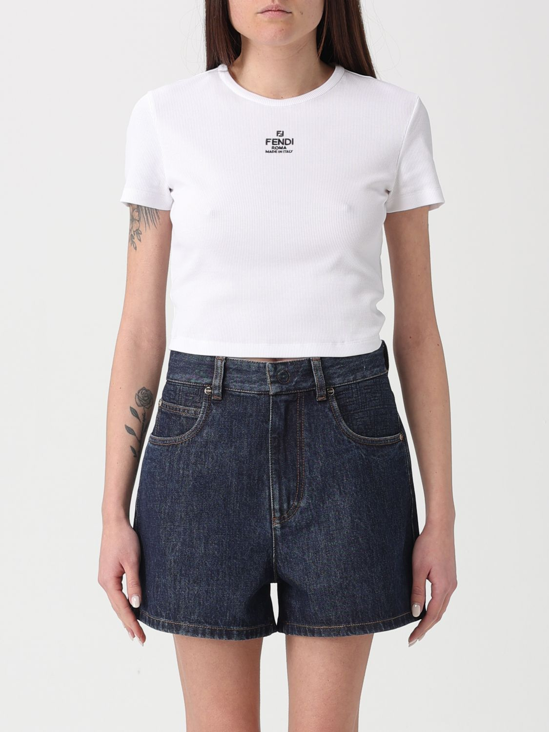[Fendi] T-shirts Short Sleeve SS26 FS8110ANQM F0ZNM