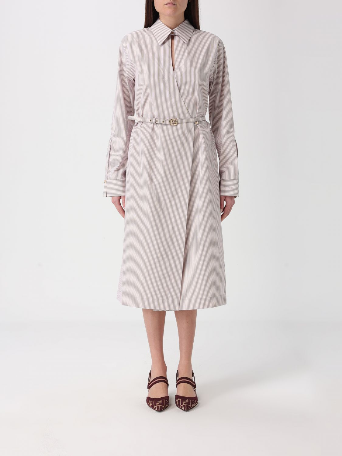 [Fendi] Long sleeve dress SS26 FDD515AVJX F1UKB