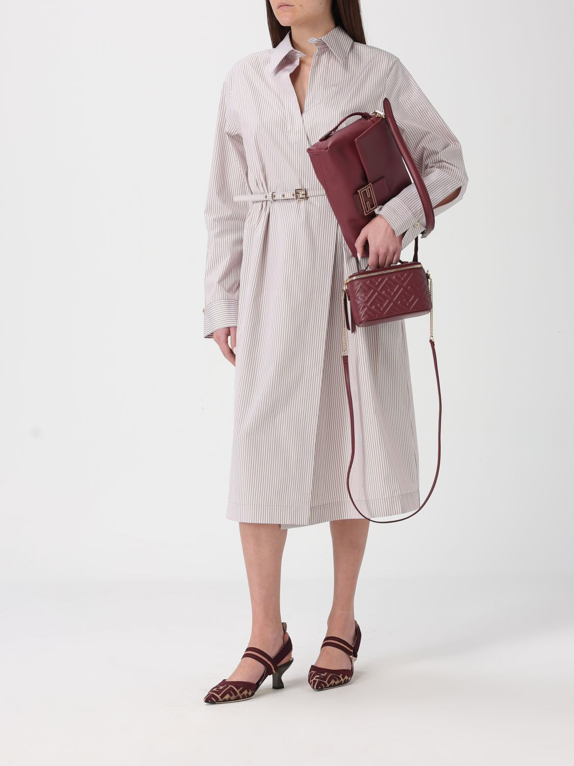 [Fendi] Long sleeve dress SS26 FDD515AVJX F1UKB