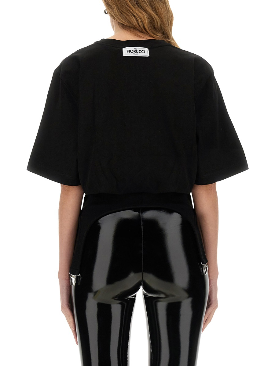 [FIORUCCI] T-shirts Short Sleeve FW24 W01FMTSH263CJ01BK01_BLACK
