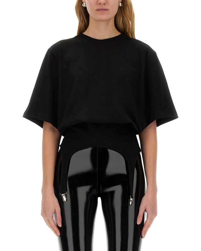[FIORUCCI] T-shirts Short Sleeve FW24 W01FMTSH263CJ01BK01_BLACK