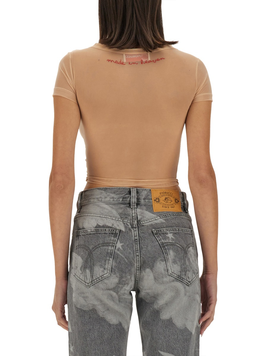 [FIORUCCI] T-shirts Short Sleeve FW24 W01FMTSS227LY04NA01_NUDE